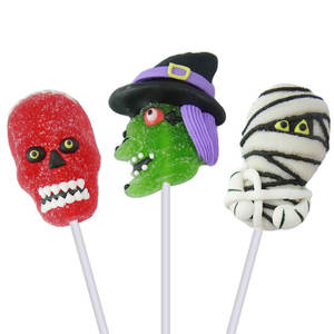 Bonbons créatifs à saveur de fruits pour Halloween, 1 pièce, factice, <span class=keywords><strong>effrayant</strong></span>, gelée Pop, sucette - Product Image 1