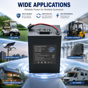Baterai Lithium Iron Phosphate 72V30ah Deep Cycle untuk Kendaraan Roda Tiga Listrik - Product Image 4