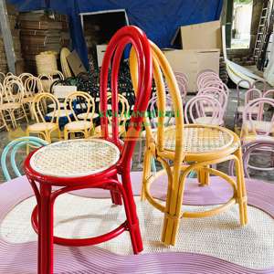 Encantadora Silla de ratán hecha a mano para niños: diseño ecológico, elegante, moderno y cómodo - Product Image 1