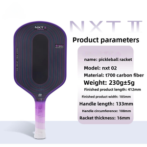 Raqueta de Pickleball de Fibra de Carbono T700 de Alta Calidad NXT II VORTEX OEM, Grosor de 16 mm, Aprobada por la USAP, para Niños - Product Image 1