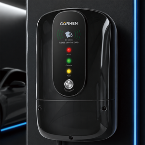 Station de recharge murale résidentielle 1OA7-1 pour véhicules électriques, type 2, avec câble de charge intégré, contrôle par carte RFID, Wallbox - Product Image 5