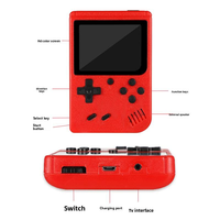 Console de Jeux Rétro Mini Classique 3.0 Pouces avec 400 Jeux Intégrés, PC de Jeux Portable avec Batterie 1500mAh et Écran Couleur