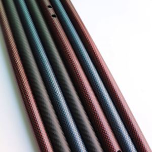 Tube rond/carré en fibre de carbone 3K SHENYU coloré, épaisseur 5 mm, léger, haute résistance, personnalisable pour drones, vélos/voitures, bricolage - Product Image 3