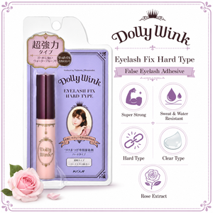 Made in Japan Koji Dolly Wink Eyelash Fix Hard Type Glue Waterproof Rose Extract Fine <b>Brush</b> Tsubasa Masuwaka Wholesale - Product Image 1
