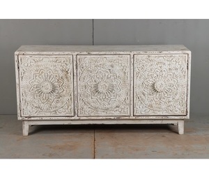 Modern Wooden <b>Sideboard</b> <b>Cabinet</b> with Spacious Storage Compartments for Living Room Dining Area Hallway and Stylish Home - Product Image 1