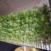 Plante de bambou artificielle hautement réaliste, Bonsaï de bambou d'extérieur, Bâtons de bambou artificiels décoratifs