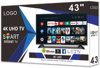 TV Pintar HD 42-Inci Grosir untuk Kamar Tidur Rumah dengan Koneksi Wifi