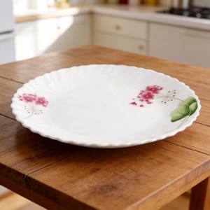 Vajilla HARVIT Ecológica <span class=keywords><strong>de</strong></span> Vidrio Blanco Opal Vintage para <span class=keywords><strong>Platos</strong></span> <span class=keywords><strong>de</strong></span> Pan y <span class=keywords><strong>Platos</strong></span> <span class=keywords><strong>de</strong></span> Cena, Estilo Chino Moderno - Product Image 6