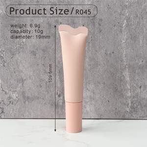 <span class=keywords><strong>Tube</strong></span> Lip Gloss Mewah Warna Nude <span class=keywords><strong>Pink</strong></span>, Kemasan Lip Balm, Wadah Kosmetik untuk Kustomisasi - Product Image 3