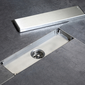<span class=keywords><strong>Baño</strong></span> Invisible 100*600mm ducha drenaje canal piso Acero inoxidable lineal oculto piso desagües canal drenaje rejillas - Product Image 2