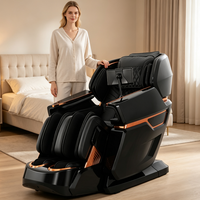 Fauteuil de massage ZHOUQI OEM 2025 moderne 4D à gravité zéro avec logo OEM ODM, siège de massage corporel spa