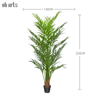 OH ARTS Vente Flash : Miniature de palmier en plastique, feuille artificielle, plante artificielle pour décoration intérieure