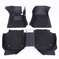 Tapis de sol de voiture double couche en cuir de qualité supérieure antidérapant et facile à nettoyer pour Nissan Rogue & Triton
