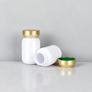 Bouteille en plastique PET vide de 150 ml avec élégant bouchon à vis décoratif en plastique, bouteille d'emballage de qualité alimentaire - Product Image 4