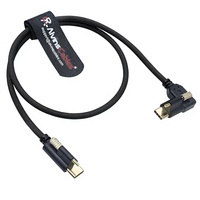 Câble de transfert de données Alvin's Cables ultra-flexible USB-C 3.2 10 Gbit/s à angle droit avec gaine tressée et contrôle de la livraison d'alimentation