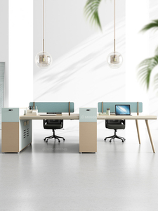 Yeni tasarım ofis mobilyaları Modern masa modüler yöneticisi ofis masası masa ofis masası ve sandalye seti - Product Image 3