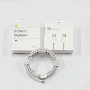 PD 60W White Nylon Braided <strong>Cable</strong> Type-C to Type-C <strong>USB</strong> Fast <strong>Charging</strong> and Type c Fast Charger <strong>Cable</strong> for iPhone - Product Image 2