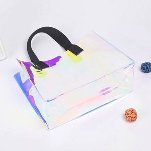 Bolsa de Regalo de PVC Transparente Personalizada de Alta Calidad, Bolsa de Playa de PVC Transparente, Bolsa de Compras con Logotipo - Product Image 3