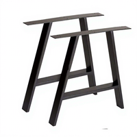 Pieds de table de conférence en acier minimalistes et créatifs, pieds de bureau, support d'établi, quincaillerie, mobilier de bureau commercial