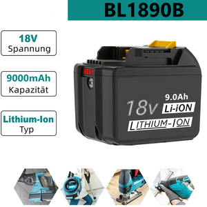Batería de Repuesto BL1860 para Batería Makita 18V9Ah, Batería de Repuesto para Batería Makita - Product Image 5