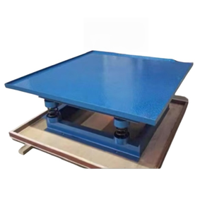 Petit banc d'essai de vibration pour béton de laboratoire, table vibrante à fréquence réglable pour moules de pavés en béton - Product Image 4