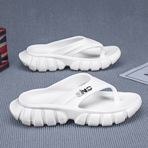 INC White EVA Outdoor Slippers Open Toe Cushioned Summer <b>Slide</b> Sandals - Product Image 4