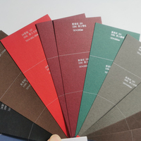 Papier spécial couché imprimable SY, papier cartonné texturé gaufré noir 300g, feuille A4 pour impression offset