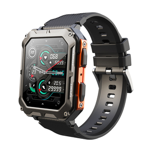 Montre connectée d'extérieur C20 Pro, puce RTL8763E, grand écran 1,83 pouces, appels Bluetooth, mémoire 128 Mo, surveillance de la fréquence cardiaque - Product Image 1