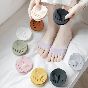 Anti-Slip Forefoot <strong>Half</strong> Socks, No-Show High Heel Cushion Pads, Breathable Pain Relief <strong>Insoles</strong> for Women - Product Image 1