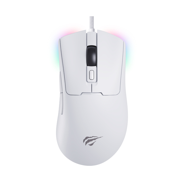 Havit MS966 Rechargeable Light Weight RGB Backlit Program Wired Gaming Mouse