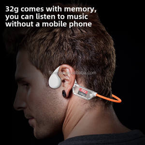 स्विमिंग वाटरप्रूफ ipx8 स्पोर्ट ओपन इयरफ़ोन वायरलेस सुनने वाला डिवाइस ऑडियो हेडसेट हड्डी कंडक्शन हेडसेट हड्डी कंडक्टर - Product Image 5