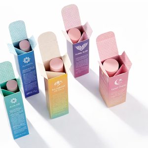 Custom Cosmetic Packaging Box Folding Carton for Cosmetic Lipstick Silver Foil Stamping Coated Paper Box Custom Logo - Product Image 5