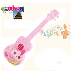 Ukelele de Dibujos Animados Rosa de 22 Pulgadas, Plástico ABS, No Eléctrico, Certificado EN71, Juguete Educativo <span class=keywords><strong>COMBUY</strong></span> para Unisex - Product Image 3