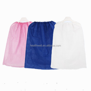 กระโปรงผ้าใยสังเคราะห์สีฟ้าแบบใช้แล้วทิ้งพร้อมยางยืด - Product Image 6