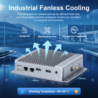 AI Edge Computing Mini PC RK3588 6TOP NPU Dual LAN 2*RS232 2*HD 8K Videodecodering Ondersteuning AI Videoanalyse