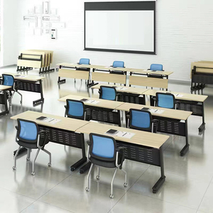 Chất Lượng Cao Đào Tạo Bảng Bằng Gỗ Có Thể Gập Lại Nghiên Cứu Bảng Cuộc Họp Sử Dụng Có Thể Gập Lại Bàn Bàn - Product Image 3