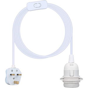 Anh tiêu chuẩn Ba cắm với 303 chuyển đổi E27 Đèn chủ Muối đèn dòng điện mở rộng dây 3x1.0mm ² dài 1.5m - Product Image 3