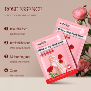 Masque Mains Hydratant à la Rose Peauty Labels OEM ODM – Soin Apaisant, Lissant et Nourrissant pour une Peau Douce et Revitalisée - Product Image 3