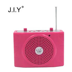 J.I.Y KU-898 ses amplifikatörü MP3 oynatıcı kemer hoparlör taşınabilir öğretim için satış promosyonu el Mini amplifikatör