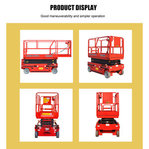 CE Certified Safe Scissor Lift 4-16m Electric Hydraulic Lift for <b>Construction</b> 230-650kg Capacity - Product Image 4