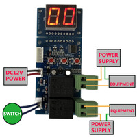 Kit de Placa de Desarrollo Linux LFT Modelo 701, Selector de Monedas con Temporizador de Bajo Precio, Relés Dobles, Funcionamiento con DC+12V 0.5A, 1 Año de Garantía