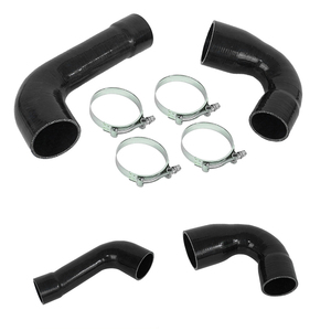 Kit de tuyauterie de refroidisseur intermédiaire noir pour A3/S3 / VW MK7 <span class=keywords><strong>Golf</strong></span> GTI <span class=keywords><strong>R</strong></span> VAG EA888 1.8T 2.0T TSI MK7B Kit de refroidisseur intermédiaire en aluminium <span class=keywords><strong>Golf</strong></span> <span class=keywords><strong>7</strong></span> - Product Image 5