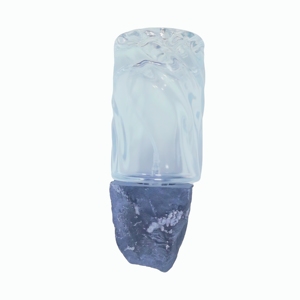 Flacon de parfum en pierre noire, flacon de parfum rechargeable, récipient de beauté décoratif - Product Image 4