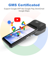 Terminal POS Todo en Uno, Impresora de Recibos Portátil de 6 Pulgadas, Sistema POS con Soporte NFC, 3+32GB, Android 14