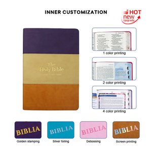 Top Fashion Journaling <strong>Bible</strong> Custom Wholesale English Holy <strong>Bible</strong> <strong>Printing</strong> Leather Cover Mini Pocket <strong>Bible</strong> <strong>Printing</strong> - Product Image 5
