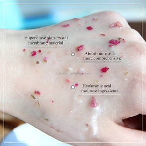 Etiqueta privada Natural antienvejecimiento hidratante para mascarilla de gelatina SPA blanqueamiento cara y cuerpo polvo pétalos de rosa cristal mascarilla facial de gelatina - Product Image 5