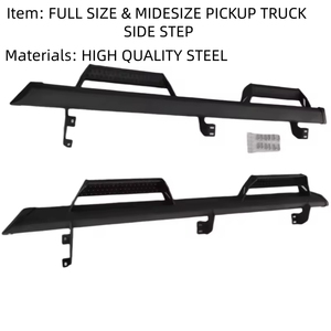 Barres de protection robustes pour pick-up, marchepieds latéraux pour Tacoma F150 GMC Double Cab <span class=keywords><strong>4</strong></span> portes, marchepieds rabattables - Product Image 2