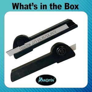 <b>Lathe</b> Parting <b>Tool</b> Holder 1/16 X 5/16 X 3-1/2 Blade Precision Cut Off <b>Tool</b> for Metal <b>Lathes</b> - Product Image 6
