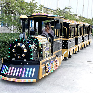 Sang trọng thu hút trẻ em vui vẻ đào tạo 24 hành khách điện trackless <span class=keywords><strong>Train</strong></span> để bán - Product Image 2