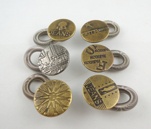 Extensor <span class=keywords><strong>de</strong></span> Cintura Ecológico con Botón Metálico, Sin Clavos, Reutilizable, Ajustable, para Pantalones <span class=keywords><strong>y</strong></span> Jeans - Product Image 2